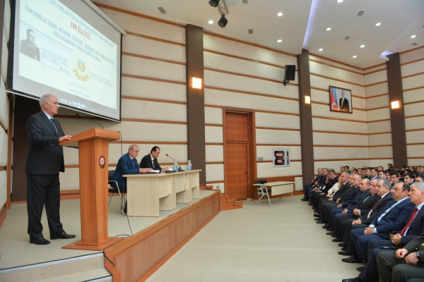 Lənkəranda təhlükəsizlik orqanlarının 100 illiyi qeyd olunub
